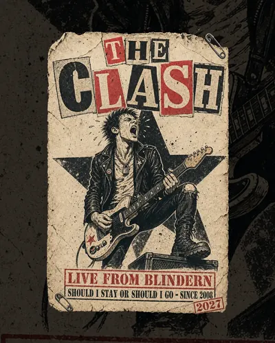 Russelogo «The Clash» i punk-stil